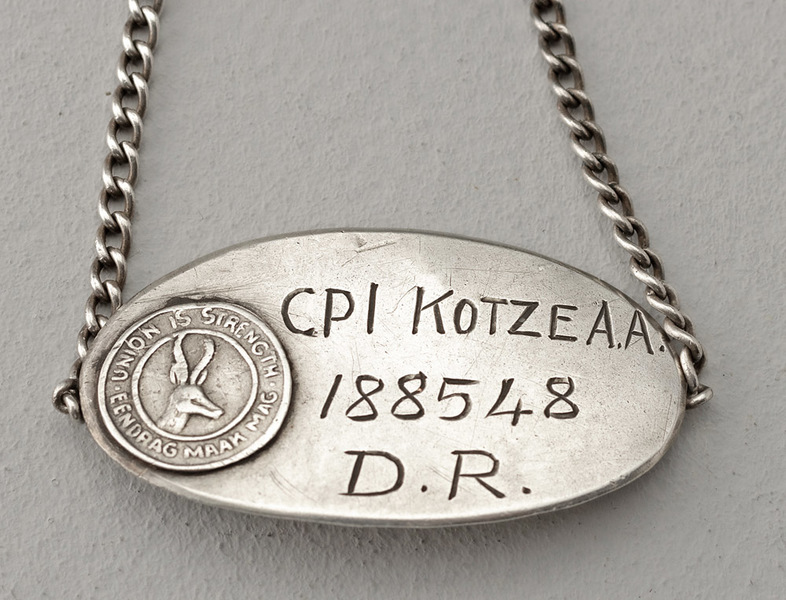 Irish army deals dog tags